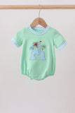 Green Castle Applique Bubble