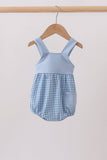 Blue Plaid Bubble