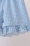 Blue Retro Floral Set