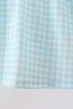 Blue Umbrella Smocked Bloomer Set