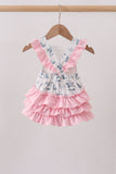 Pink Cowboy Ruffle Bubble