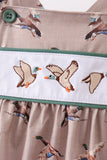 Green Mallard Embroidered Bubble