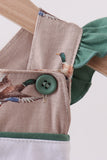 Green Mallard Embroidered Bubble