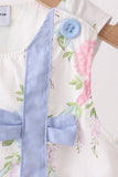 Blue Hydrangea Bow Bubble