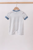 Blue Tool Applique Romper