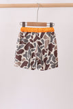 Camo Mallard Embroidered UPF Swim Trunks