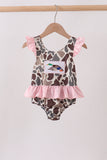 Camo Mallard Embroidered UPF Swim One-Piece