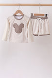 Khaki Character UPF Rashguard Set