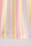 You're my sunshine embroidery Stripe Dress