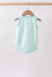 Green Mallard Plaid Embroidered Bubble