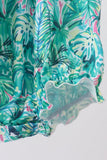 Green Lily Floral Bubble