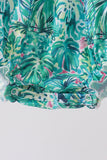 Green Lily Floral Bubble
