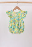 Yellow Lily Floral Bubble