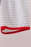 Red Toolbox Embroidery stripe Set