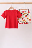 Red Farm Animal Set