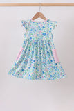 Blue Floral Dress