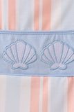 Seashell Stripe Embroidered Jon Jon