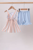 Seashell Stripe Appliqué Set