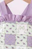 Purple Floral Bubble