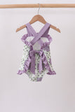 Purple Floral Bubble