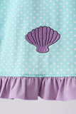 Blue under the sea Embroidered Set
