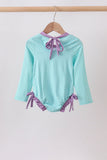 Blue under the sea Embroidered UPF Rashguard