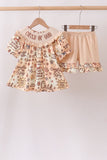 Child of God Smocked Ruffle Shorts Set