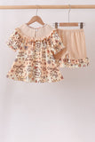 Child of God Smocked Ruffle Shorts Set