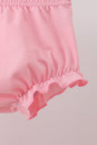 Pink Garden Ruffle Bloomer Set