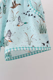 Green Duck Pocket Shorts Set