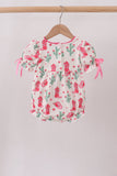 Pink Boots Smocked Bubble