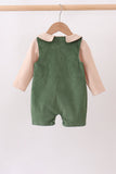 Green Corduroy Jon Jon Set
