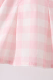 Pink Gingham Bloomer Set