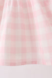Pink gingham Dress