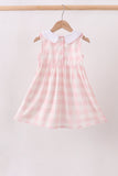 Pink gingham Dress