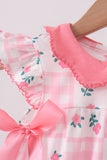 Pink Floral Ruffle Bubble