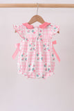 Pink Floral Ruffle Bubble