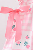 Pink Floral Ruffle Bloomer Set