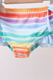 Rainbow Stripe Swimsuit