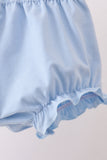 Blue Hydrangea Ruffle Bloomer Set