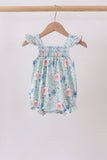 Floral Smocked Bubble