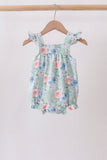 Floral Smocked Bubble