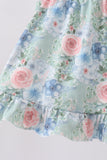Floral Smocked Bloomer Set