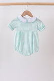 Green Gingham Bubble