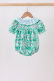 Green house floral Bow Bubble