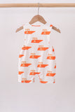Orange Tennessee Smocked Jon Jon