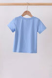 Blue Crocodile Applique Top