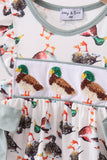 Sage Mallard French Knot Bloomer Set