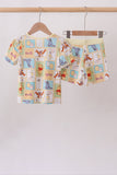 Yellow winnie the pooh bamboo pajama set