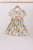 Yellow winnie the pooh bamboo dress